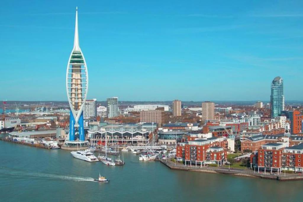 Portsmouth 3 Bedroom Getaway, Sleeps 6 Exteriör bild